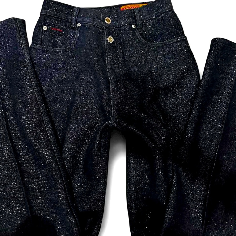 Lawman’s rare vintage glitter Black Jeans